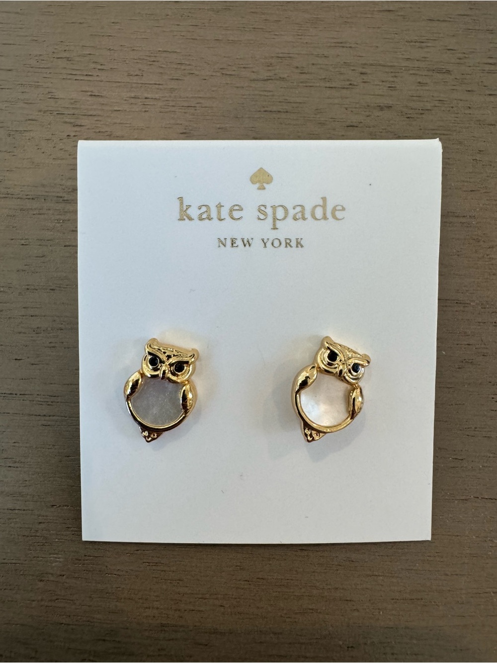 kate spade Gold and Silver Heart & Owl Stud Earring Trio with Red Heart Accent - Picture 4 of 6